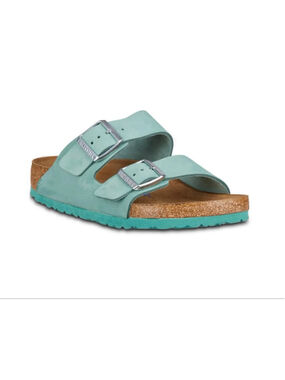 Birkenstock Arizona Soft Footbed Nubuck Leather Sandals